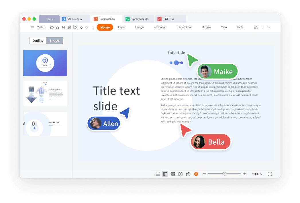 使用 WPS 簡報分享 PowerPoint