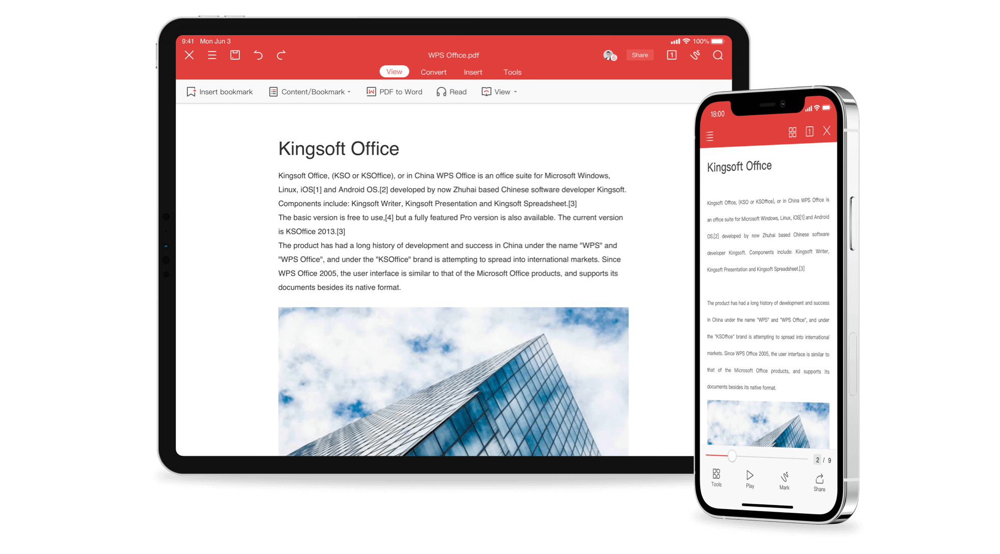 免費的全功能 iOS/iPadOS �?Office 套件